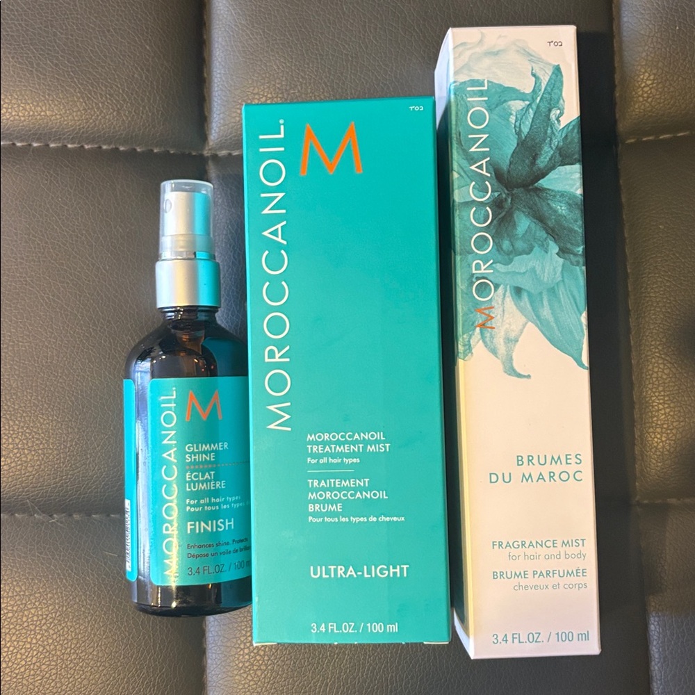 Moroccanoil Ultra-Light Treatment, Fragrance Mist and shine spray NEW